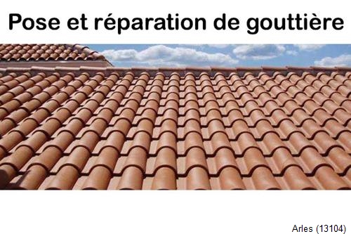 Nettoyage et réparation gouttière pvc Arles-13104