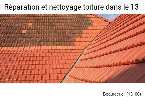 Réparation fuite toiture à Beaurecueil-13100