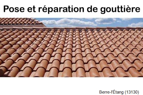 Nettoyage et réparation gouttière pvc Berre-l'Étang-13130