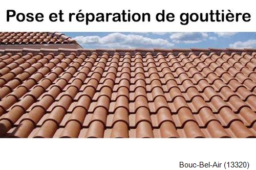 Nettoyage et réparation gouttière pvc Bouc-Bel-Air-13320
