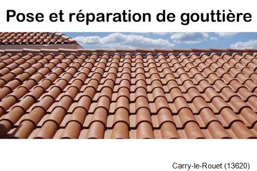 Nettoyage et réparation gouttière pvc Carry-le-Rouet-13620