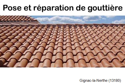 Nettoyage et réparation gouttière pvc Gignac-la-Nerthe-13180