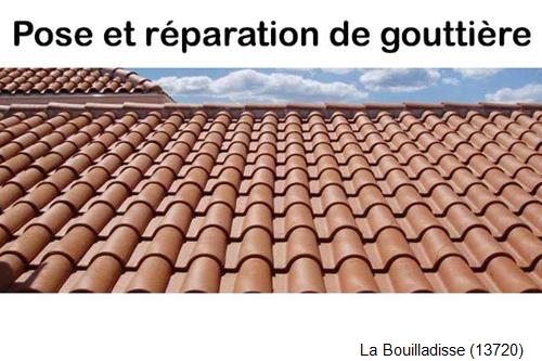 Nettoyage et réparation gouttière pvc La Bouilladisse-13720