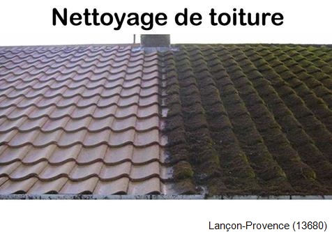Démoussage toiture Lançon-Provence-13680