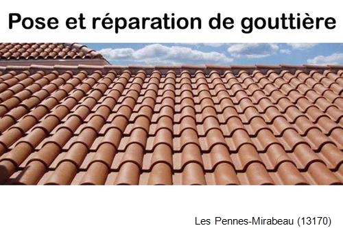 Nettoyage et réparation gouttière pvc Les Pennes-Mirabeau-13170