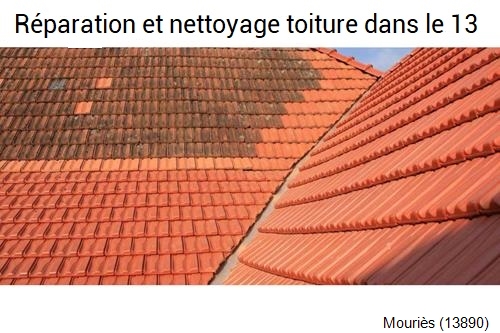 Réparation fuite toiture à Mouriès-13890