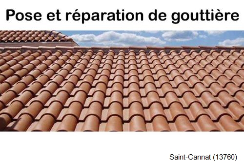 Nettoyage et réparation gouttière pvc Saint-Cannat-13760