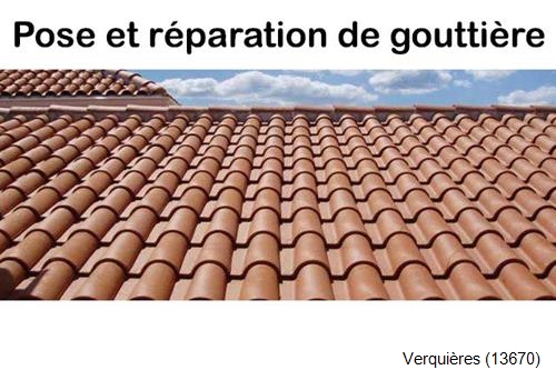 Nettoyage et réparation gouttière pvc Verquières-13670